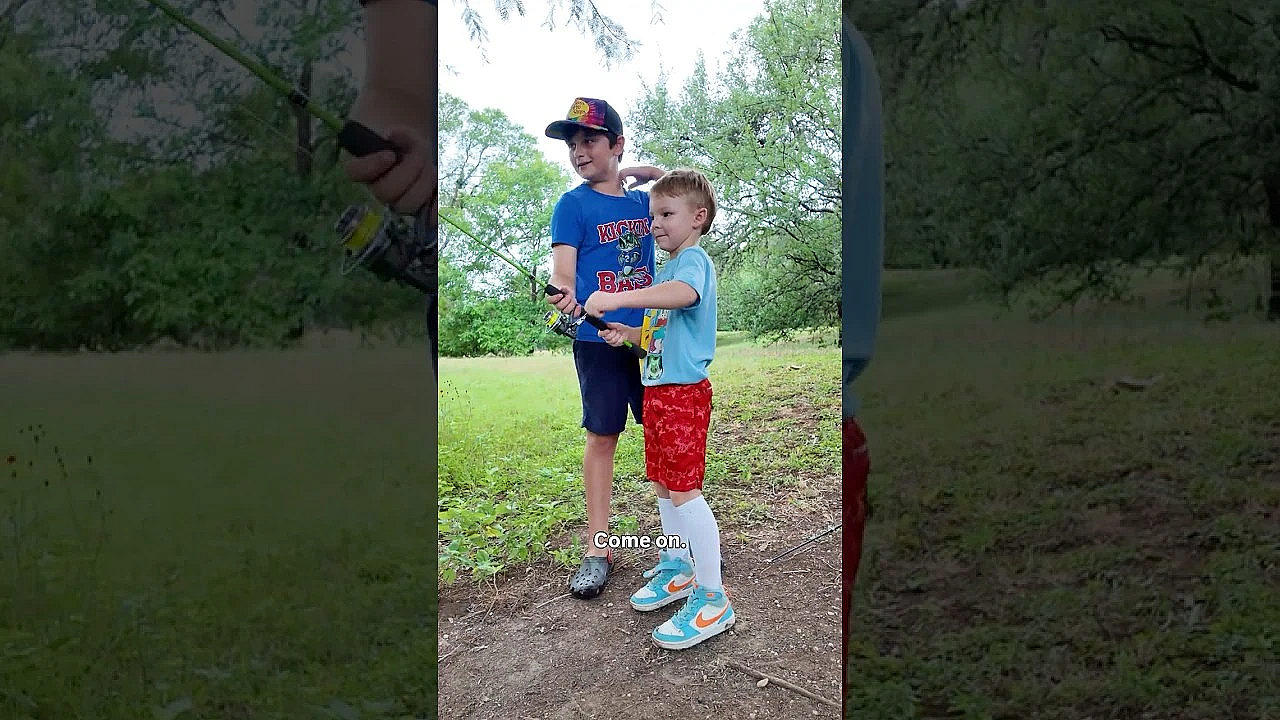Kid Runs His Own #fishing Clinic