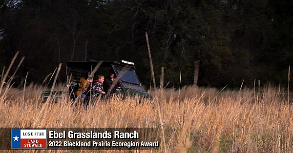 2022 Lone Star Land Steward: Ebel Grasslands Ranch