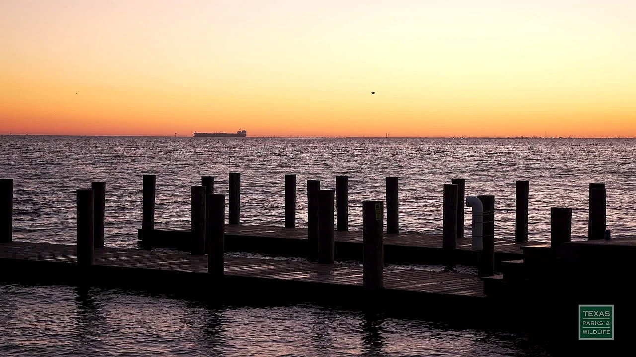 Texas City Dike Morning - Postcard From Texas