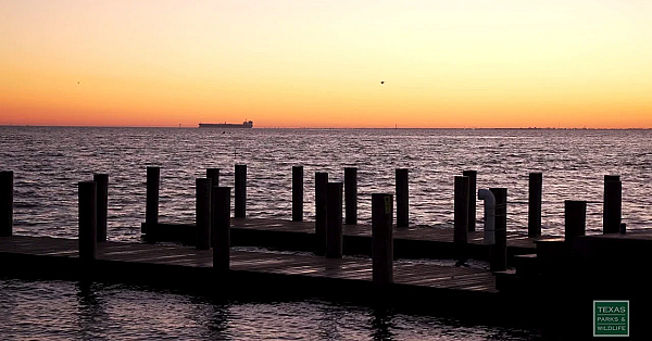 Texas City Dike Morning - Postcard From Texas