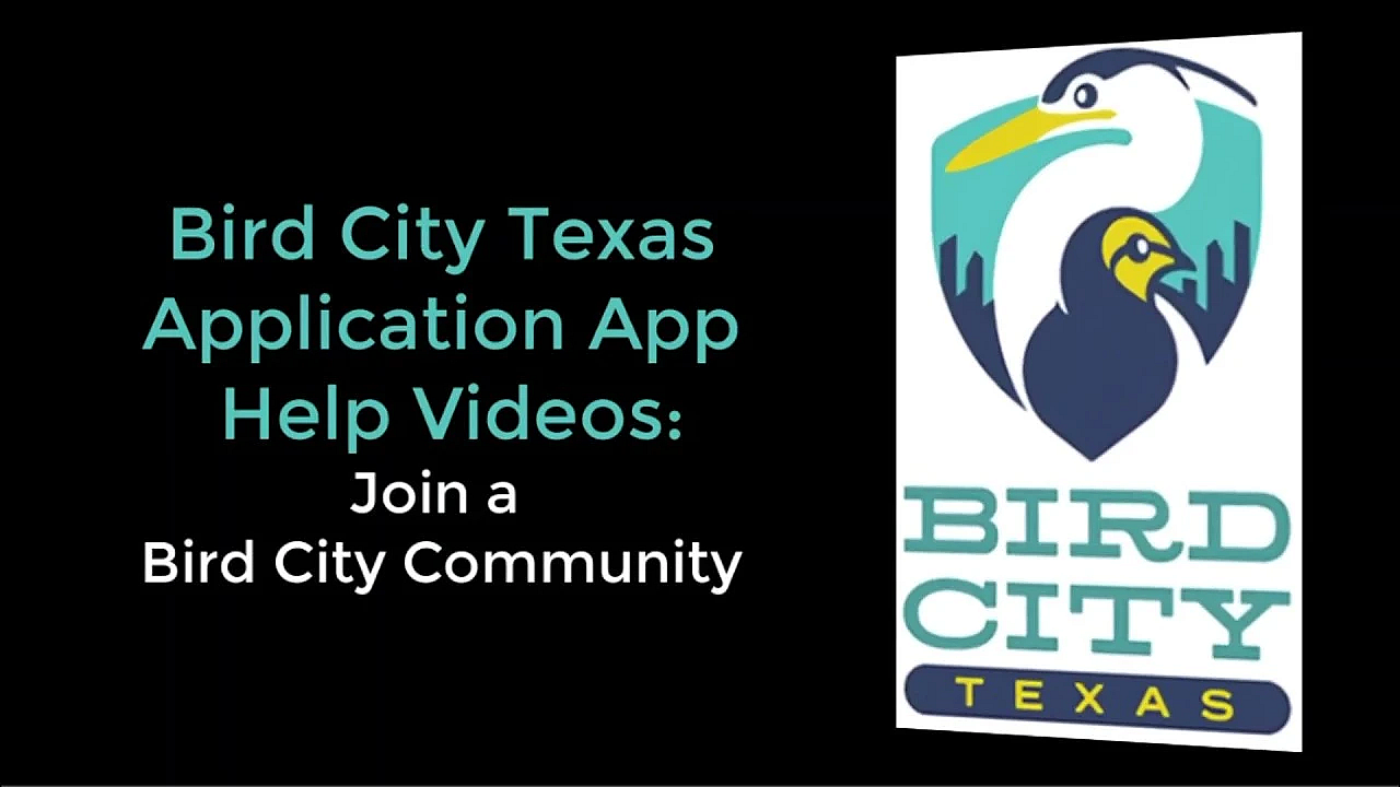 Bird City Texas: Join A Community