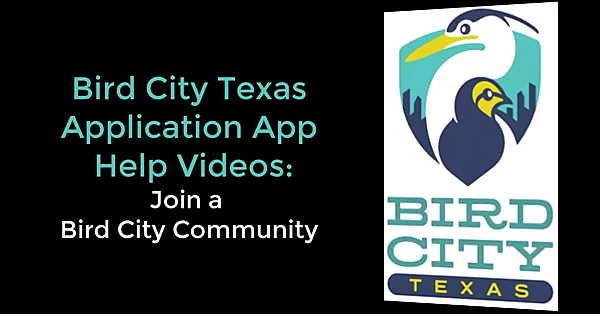 Bird City Texas: Join A Community