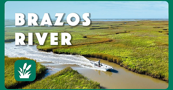 Mouth Of The Brazos - Postcard From Texas