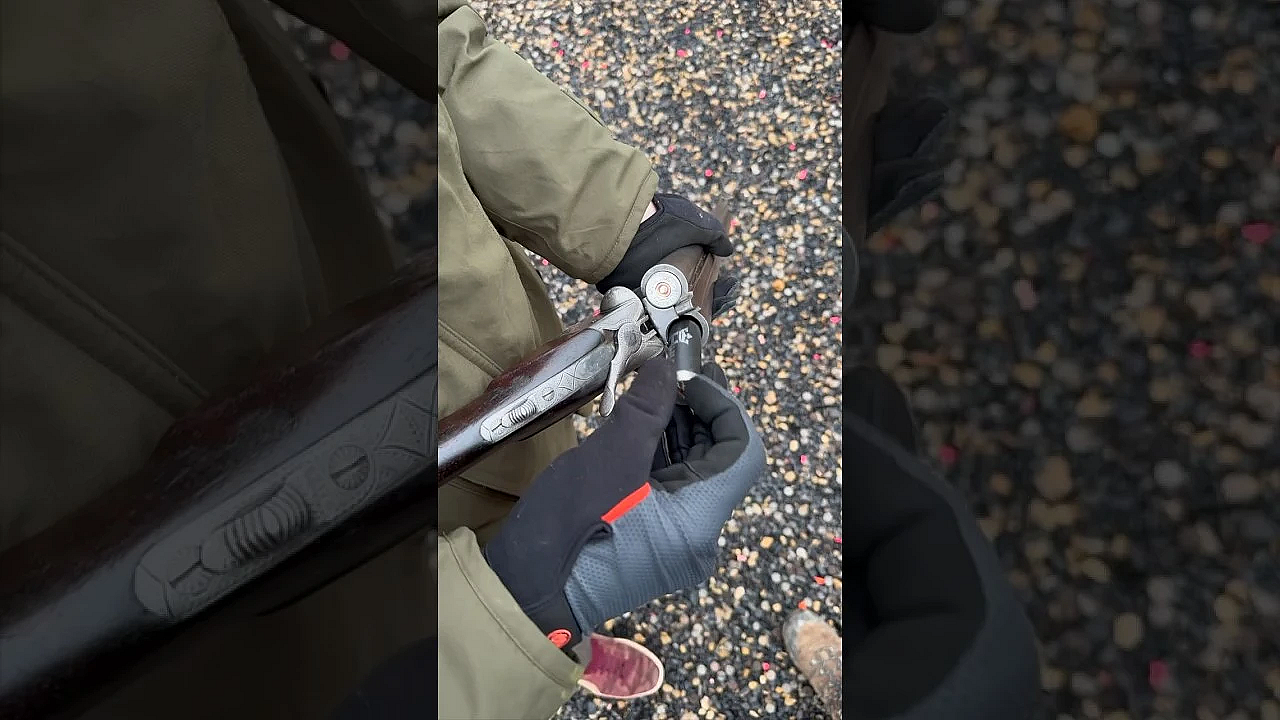 Classic American Double Barrel Shotgun