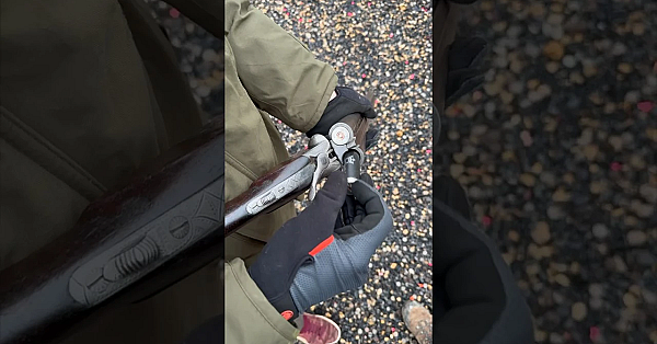 Classic American Double Barrel Shotgun