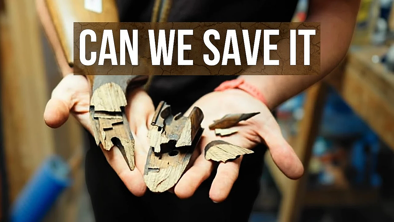 Fixing A Smashed Gun Stock