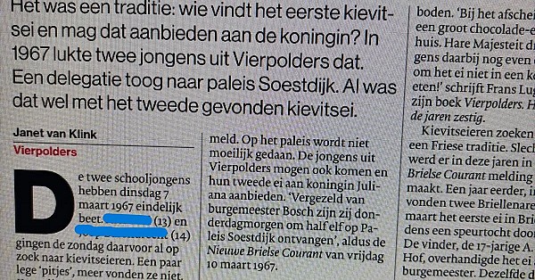 Verhalen uit de Jachthut – het eerste kievitsei